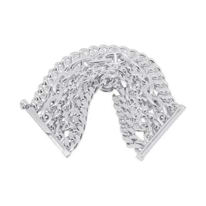 Hermes Bracelet Chaine D'ancre Multi Chain 15 Silver
