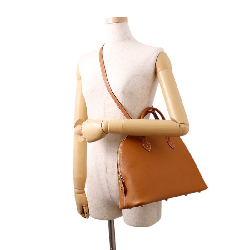 Hermes Handbag Bolide 30 Gold Epsom 2-Way