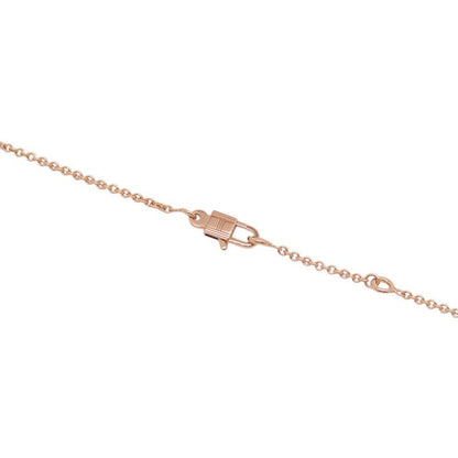 Hermes Necklace Amulet Constance Pendant Diamond Total 18k Pink Gold