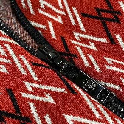 Louis Vuitton Jacket S Fws Red Black White Long Sleeve Spring Autumn