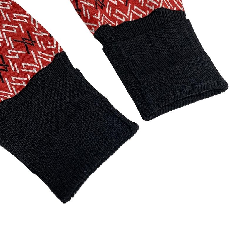 Louis Vuitton Jacket S Fws Red Black White Long Sleeve Spring Autumn