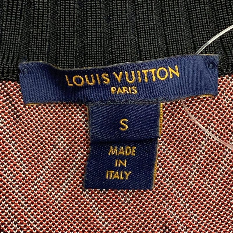 Louis Vuitton Jacket S Fws Red Black White Long Sleeve Spring Autumn