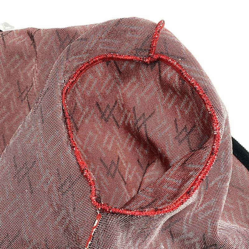 Louis Vuitton Jacket S Fws Red Black White Long Sleeve Spring Autumn