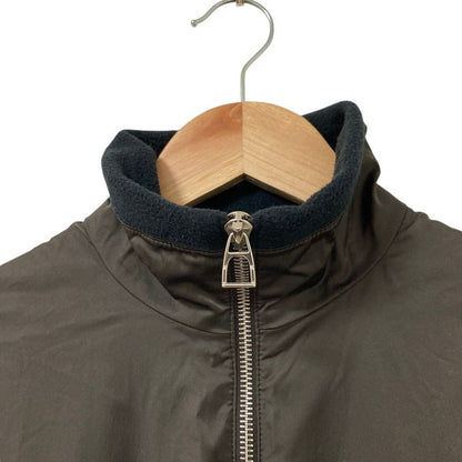Hermes Sellier Lining Fleece Stretch Nylon Jacket S Brown