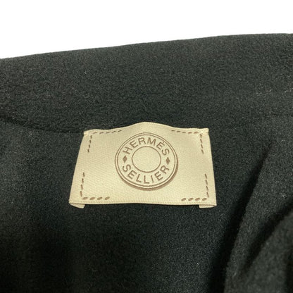 Hermes Sellier Lining Fleece Stretch Nylon Jacket S Brown