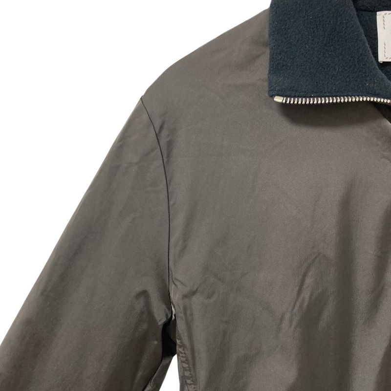 Hermes Sellier Lining Fleece Stretch Nylon Jacket S Brown