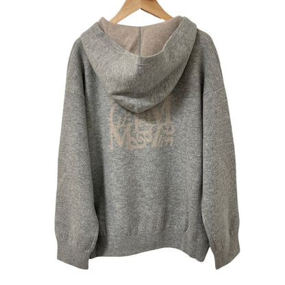 Max Mara S Kurt Wool Cashmere Hoodie Zip Up M Gray