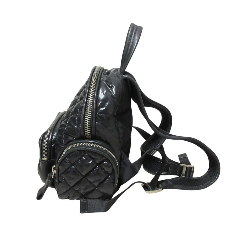 Moncler Florine Zaino Quilted Mini Backpack Black