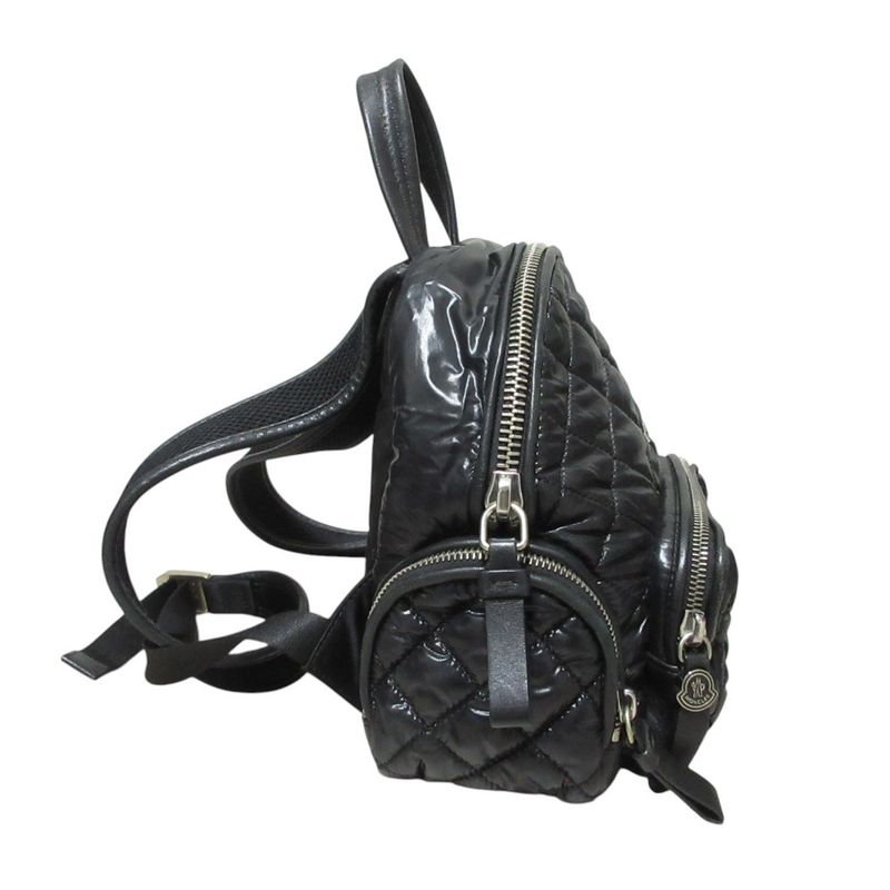 Moncler Florine Zaino Quilted Mini Backpack Black