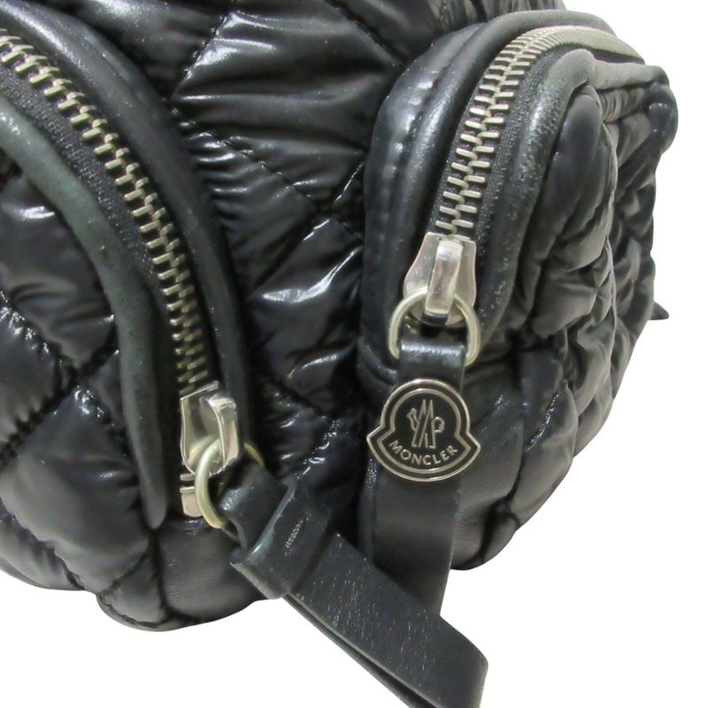 Moncler Florine Zaino Quilted Mini Backpack Black