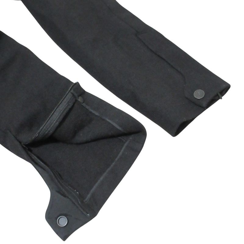 Chanel Wool Slim Pants 36 Black