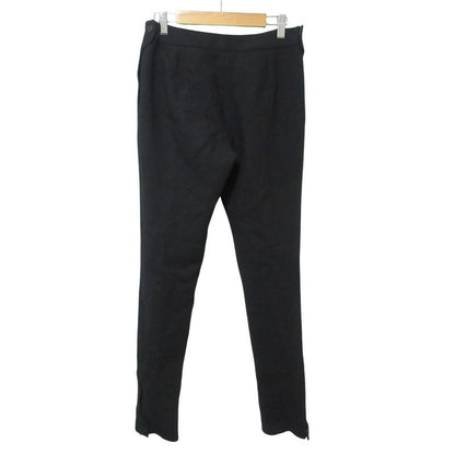 Chanel Wool Slim Pants 36 Black