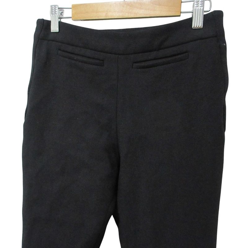 Chanel Wool Slim Pants 36 Black