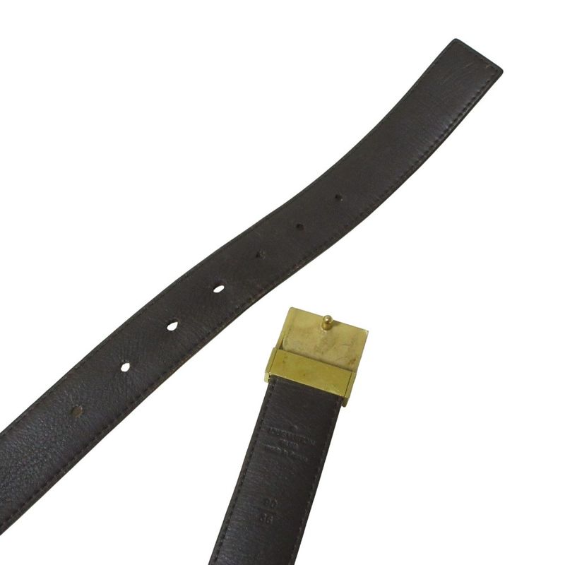 Louis Vuitton Damier Ceinture Carre Belt 90 36 Brown