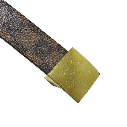 Louis Vuitton Damier Ceinture Carre Belt 90 36 Brown