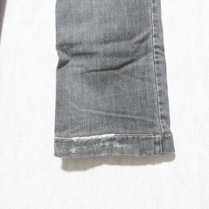Dolce & Gabbana Painted Crushed Jeans Denim Pants 44 Gray