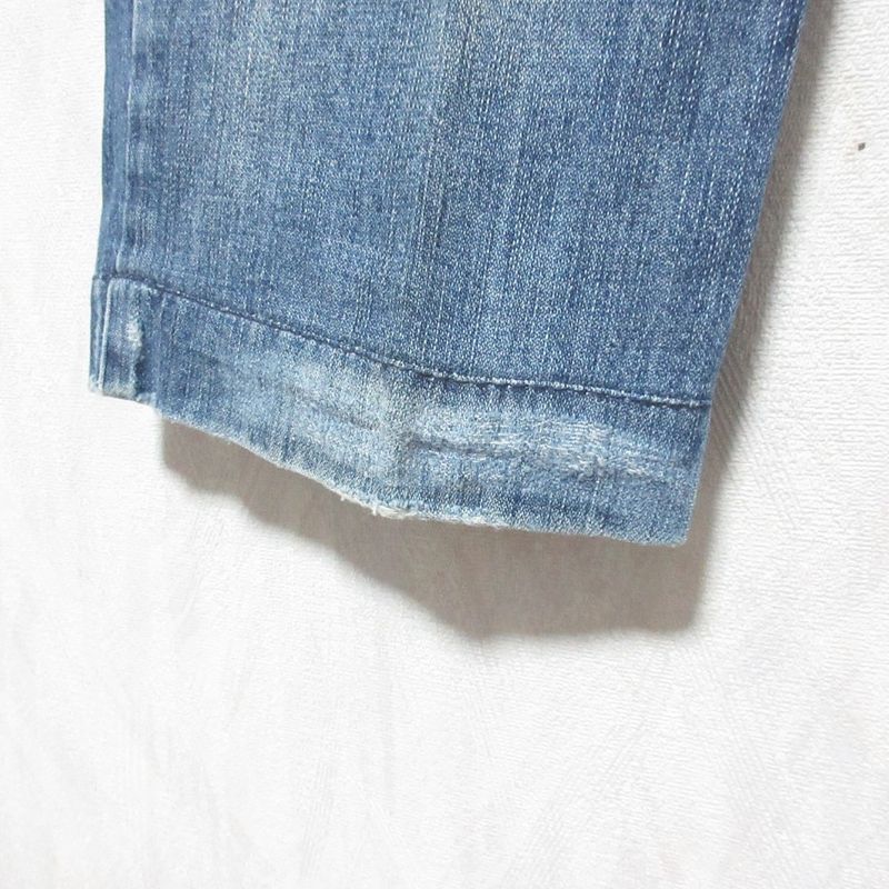 Dolce & Gabbana Repaired Jeans Denim Pants 46 Indigo Blue
