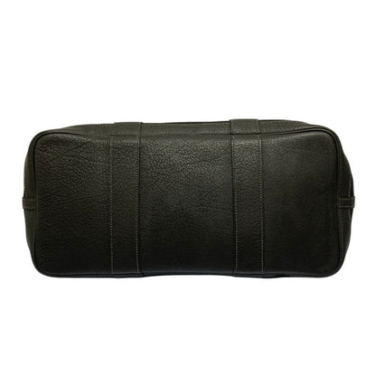 Hermes Garden Party PM Canvas Leather Tote Black