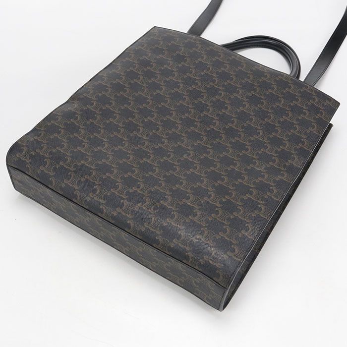 Celine Vertical Cabas Triomphe Canvas Tote