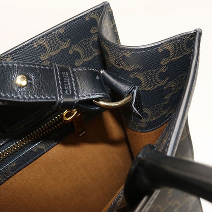 Celine Vertical Cabas Triomphe Canvas Tote