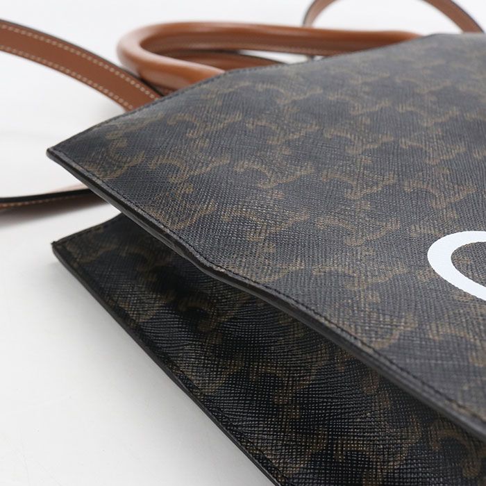 Celine Vertical Cabas Small Triomphe Canvas Tote
