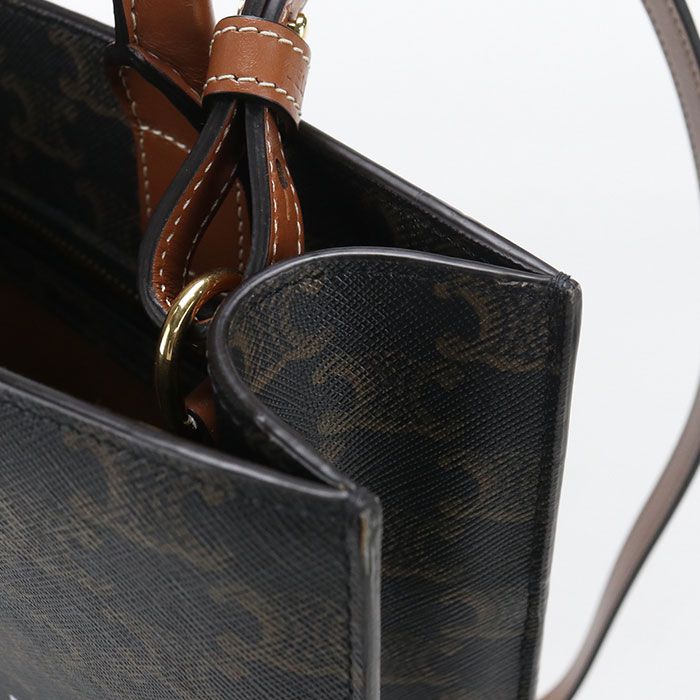 Celine Vertical Cabas Small Triomphe Canvas Tote
