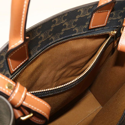 Celine Vertical Cabas Small Triomphe Canvas Tote