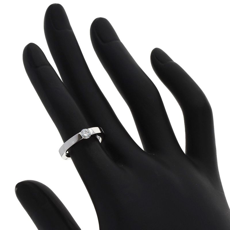Cartier Date with Diamond 47 Ring 18k White Gold