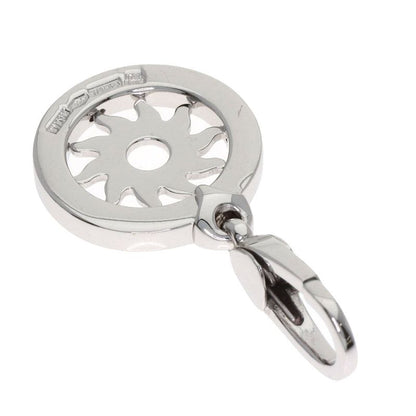 Bvlgari Tondo Charm Pendant Top 18k White Gold