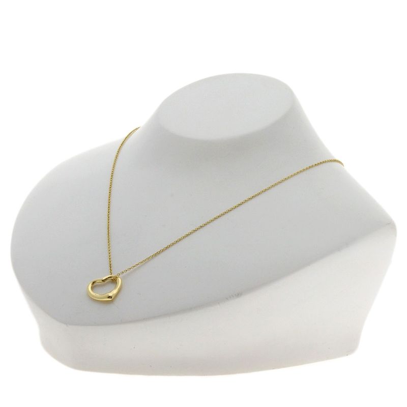 Tiffany & Co Open Heart Necklace 18k Yellow Gold
