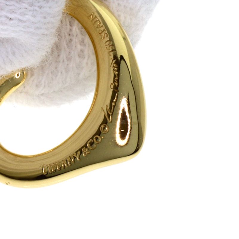 Tiffany & Co Open Heart Necklace 18k Yellow Gold