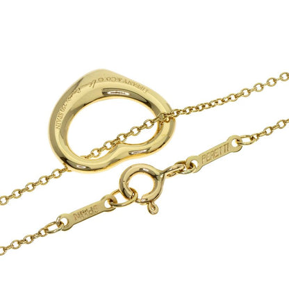 Tiffany & Co Open Heart Necklace 18k Yellow Gold