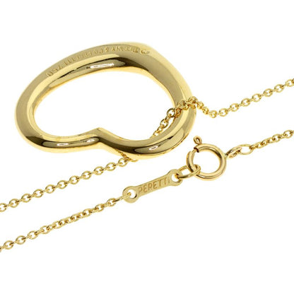 Tiffany & Co Open Heart Necklace 18k Yellow Gold