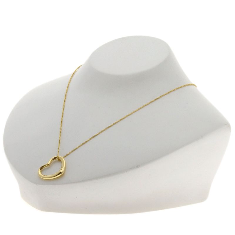 Tiffany & Co Open Heart Necklace 18k Yellow Gold