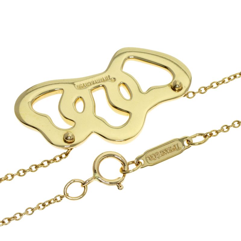 Tiffany & Co Triple Heart Necklace 18k Yellow Gold