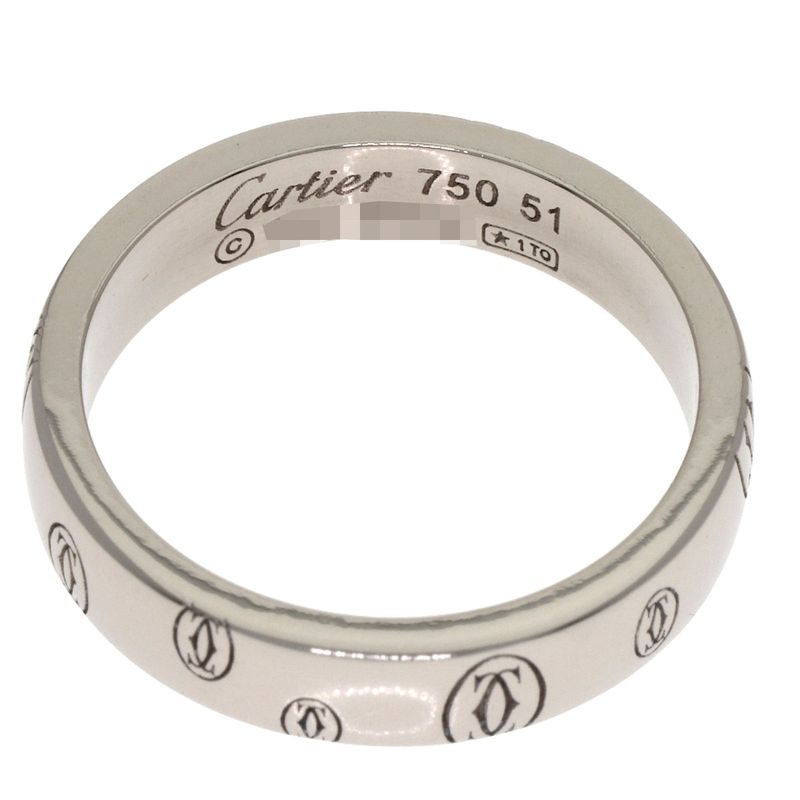 Cartier Happy Birthday 51 Ring 18k White Gold