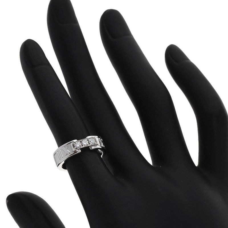 Tiffany & Co Atlas Diamond Ring 18k White Gold
