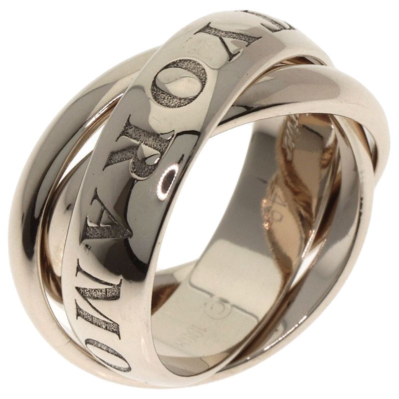 Cartier Trinity Christmas Limited 49 Ring 18k White Gold
