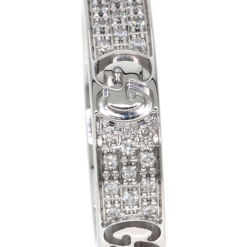 Gucci Icon Full Diamond Ring 18k White Gold