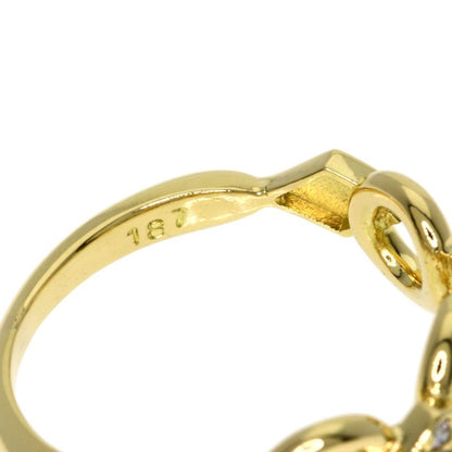 Dior Diamond Ring 18k Yellow Gold