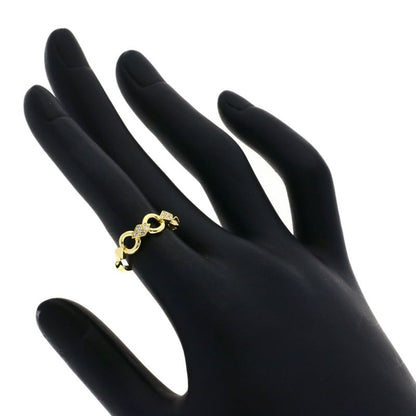 Dior Diamond Ring 18k Yellow Gold