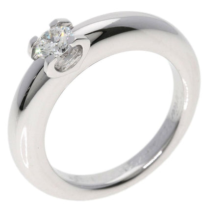 Cartier C Diamond 53 Ring 18k White Gold