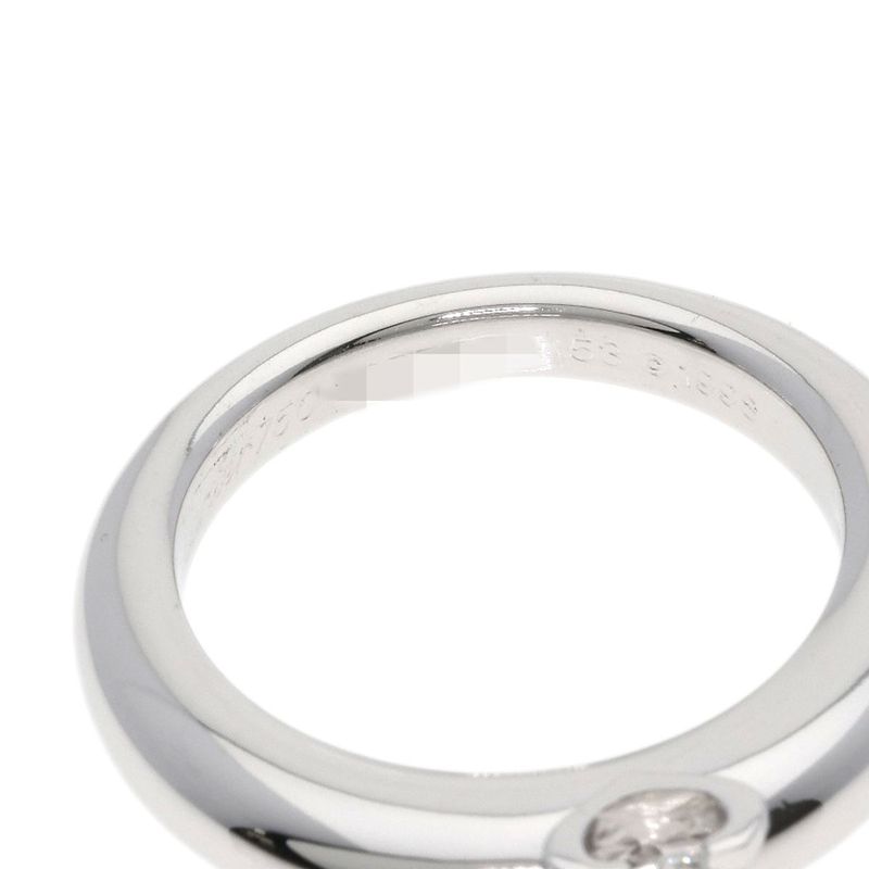 Cartier C Diamond 53 Ring 18k White Gold