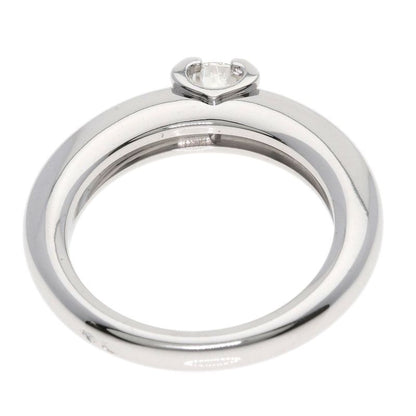 Cartier C Diamond 53 Ring 18k White Gold