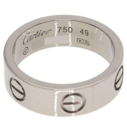 Cartier Love Ring 49 18k White Gold