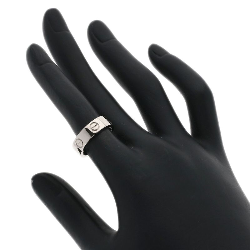 Cartier Love Ring 49 18k White Gold
