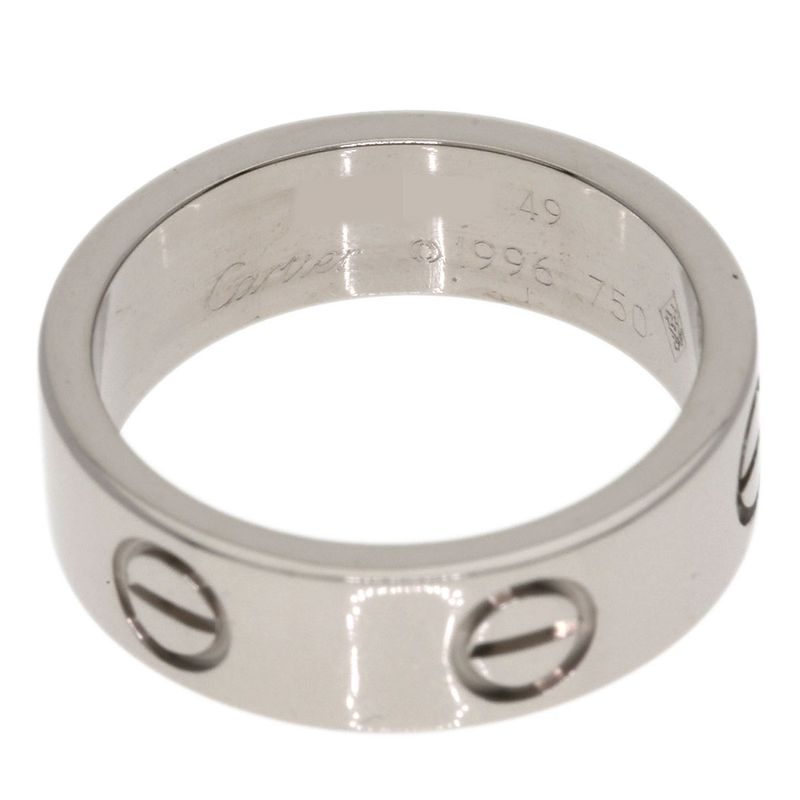 Cartier Love Ring 49 18k White Gold