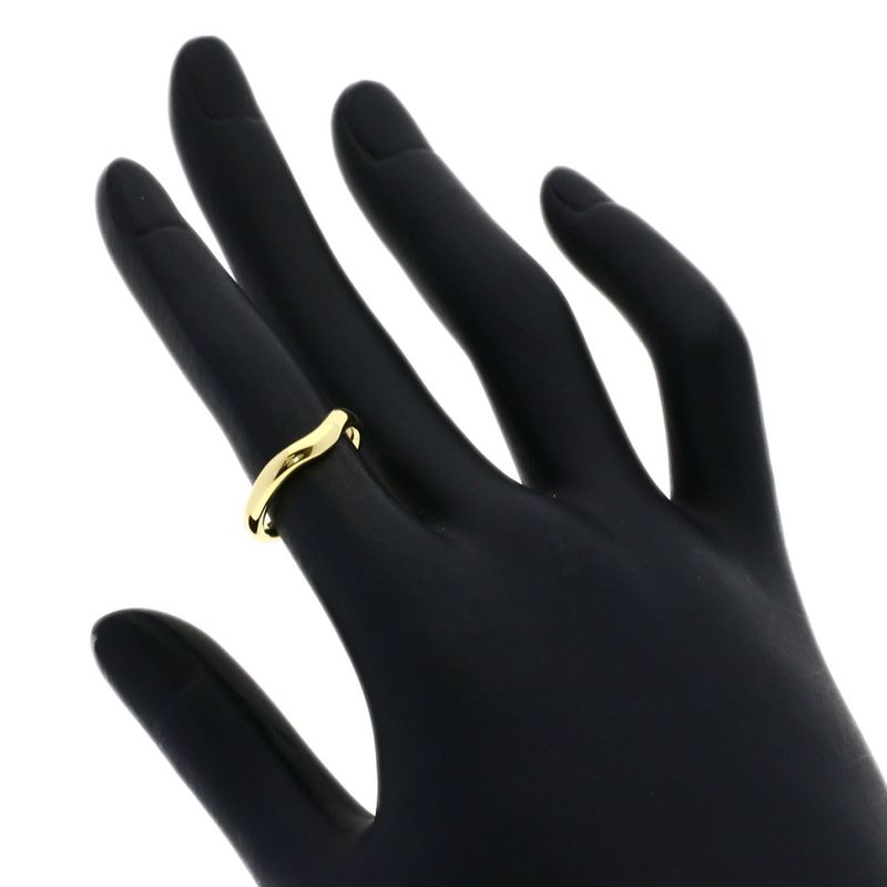 Tiffany & Co T Cube Band Ring 18k Yellow Gold