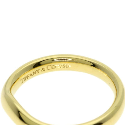Tiffany & Co T Cube Band Ring 18k Yellow Gold
