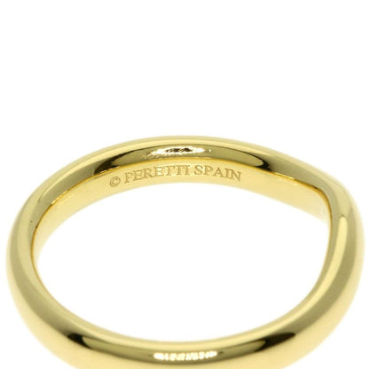 Tiffany & Co T Cube Band Ring 18k Yellow Gold